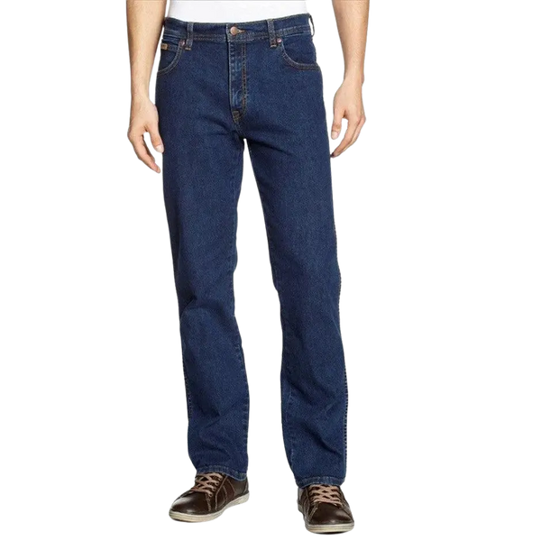Wrangler Texas Denim Jeans for Men in Darkstone