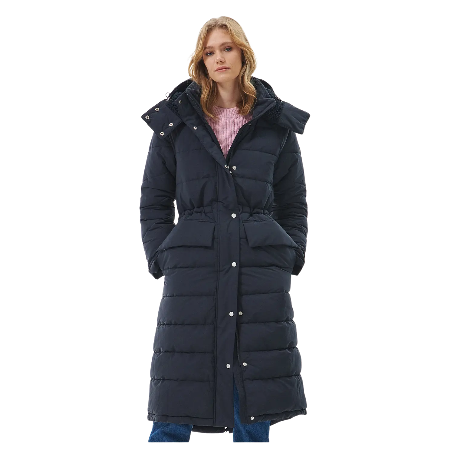 Barbour darcy longline deals quilted