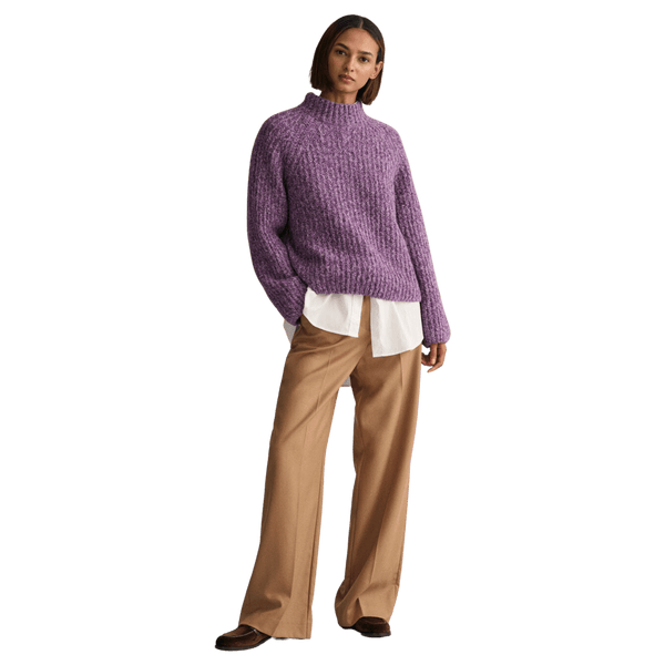 GANT Stand Collar Knit Jumper for Women