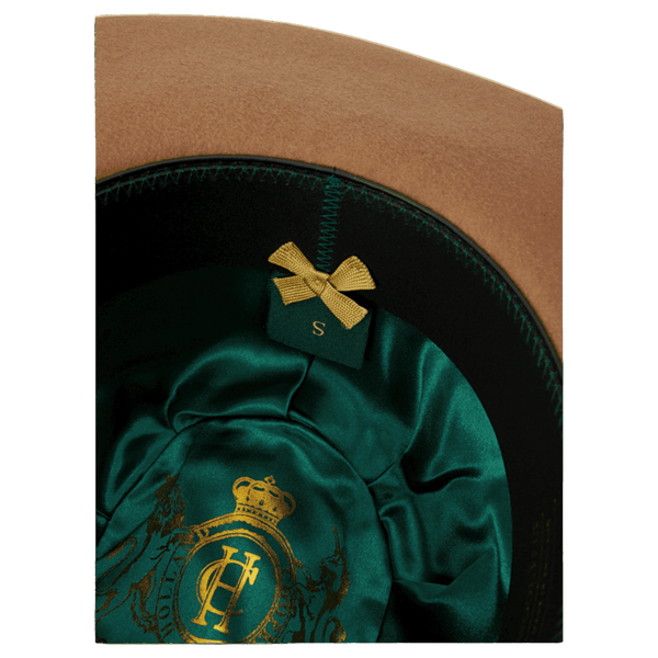 Holland Cooper Trilby Hat Iridescent Feather Band