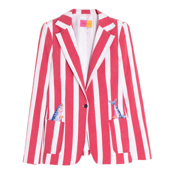 Vilagallo Striped Blazer