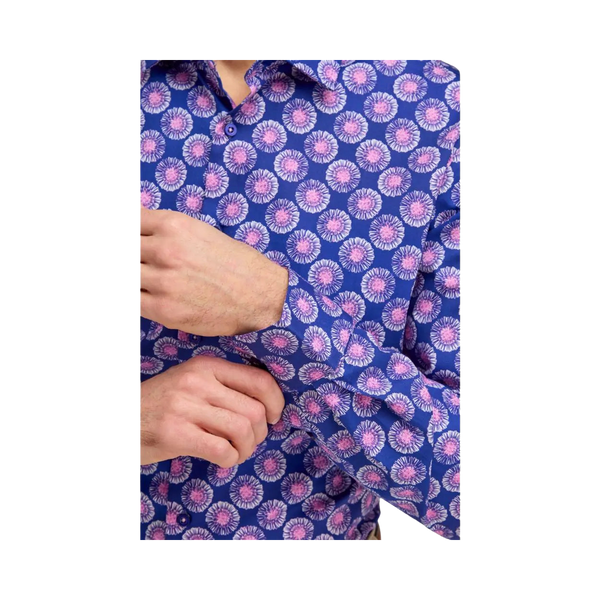 Double Two Bold Print Formal Shirt