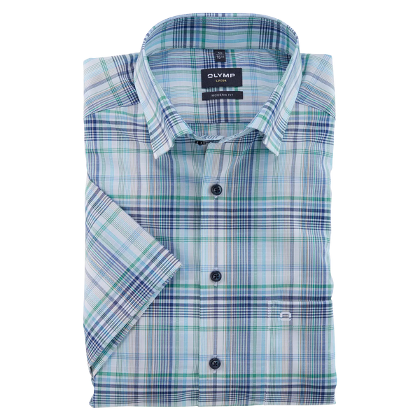 OLYMP Short Sleeve Shirt for Men