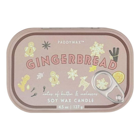 Bistro 4.5oz/127g Printed Tin Candle