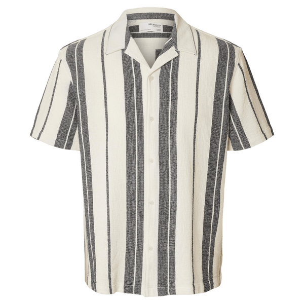 Selected West Short Sleeve Resort Camp Shirt