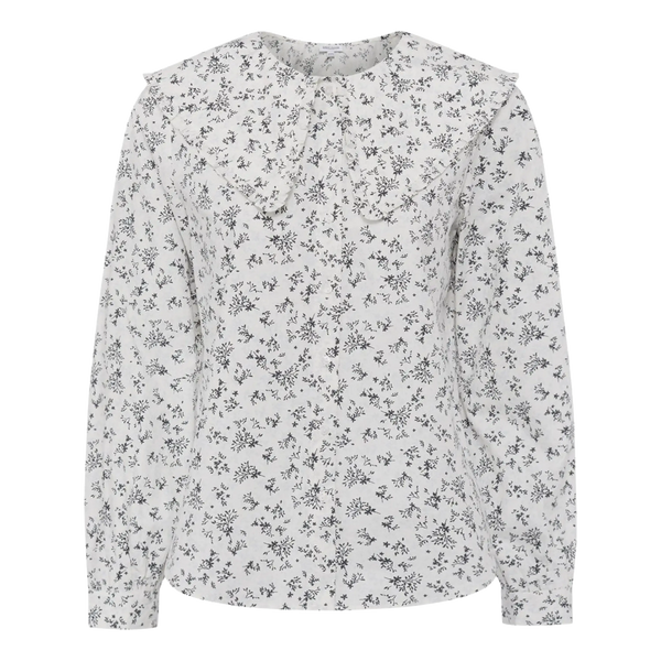 Great Plains Micro Floral Organic Round-Neck Blouse