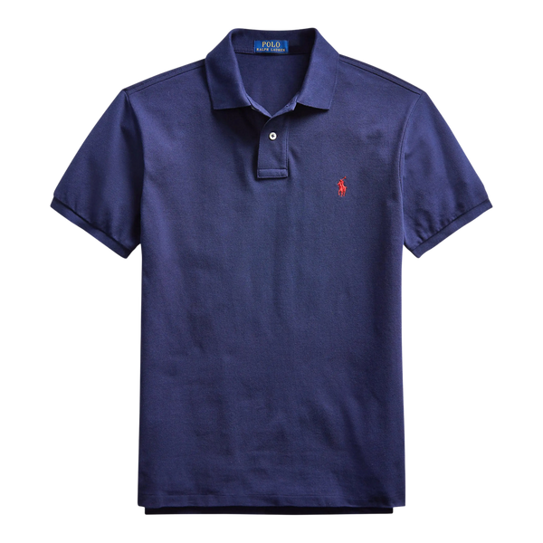 Polo Ralph Lauren Plain Polo Shirt in Navy