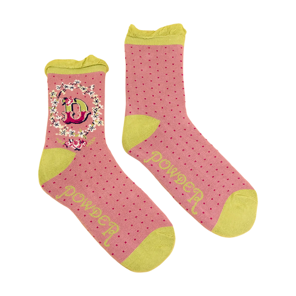 Powder A-Z Ankle Socks for Women