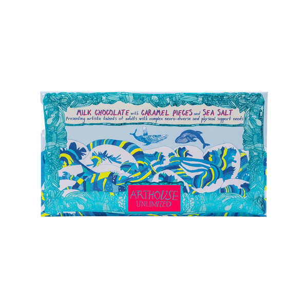 Arthouse Unlimited Swim With Whales Milk Chocolate Bar