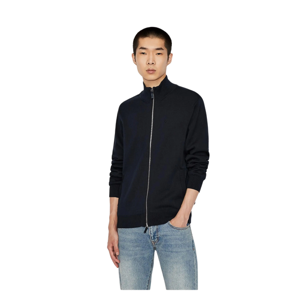 Armani Exchange Zip Through Knit Cardigan