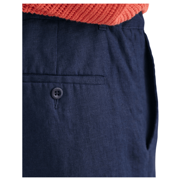 GANT Relaxed Linen Drawstring Trousers for Men