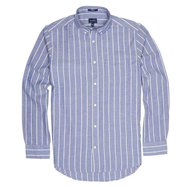 GANT Long Sleeve Stripe Oxford Shirt for Men