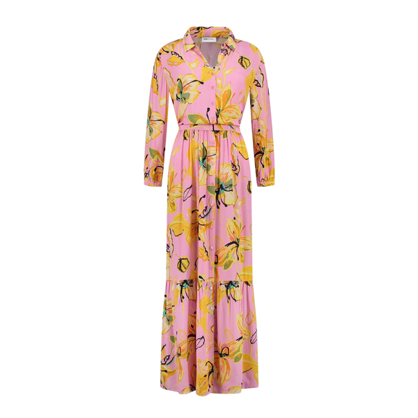 POM Amsterdam Lilly Candy Pink Maxi Dress for Women