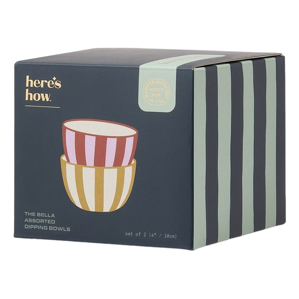 Designworks Ink The Bella Dipping Bowls - Set Of 2