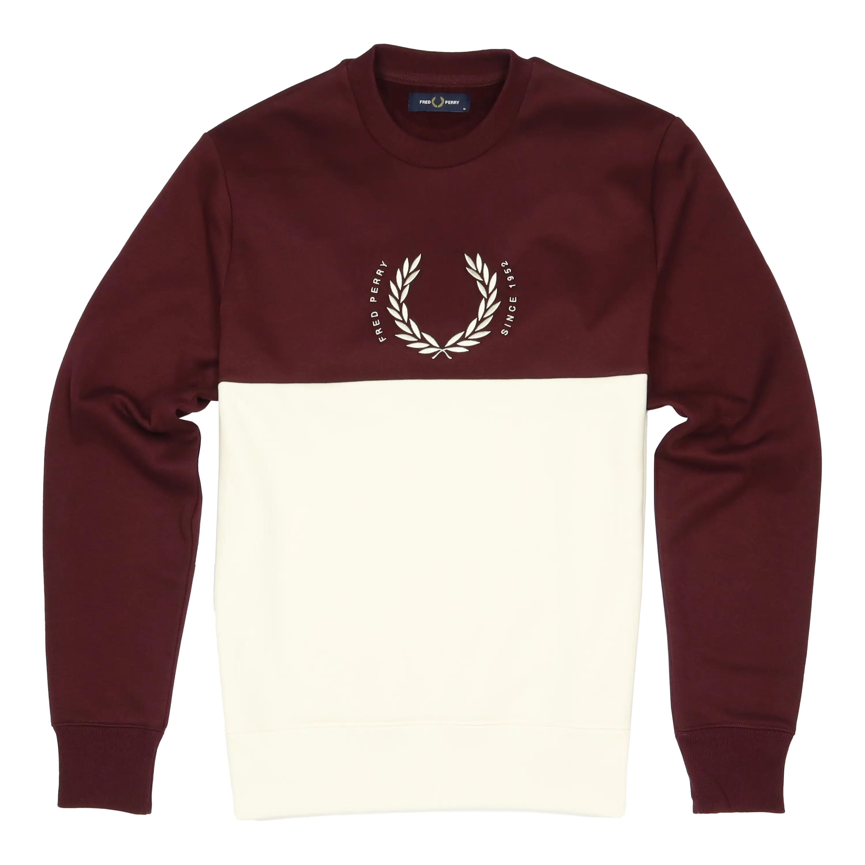 Fred perry panel sweatshirt hotsell