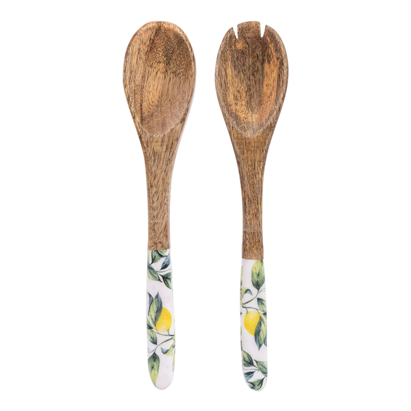 Candlelight Set Of 2 Wooden Fork & Spoon