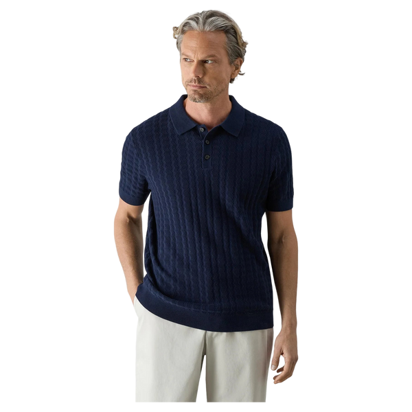 Oliver Sweeney Hammond Knitted Polo Shirt