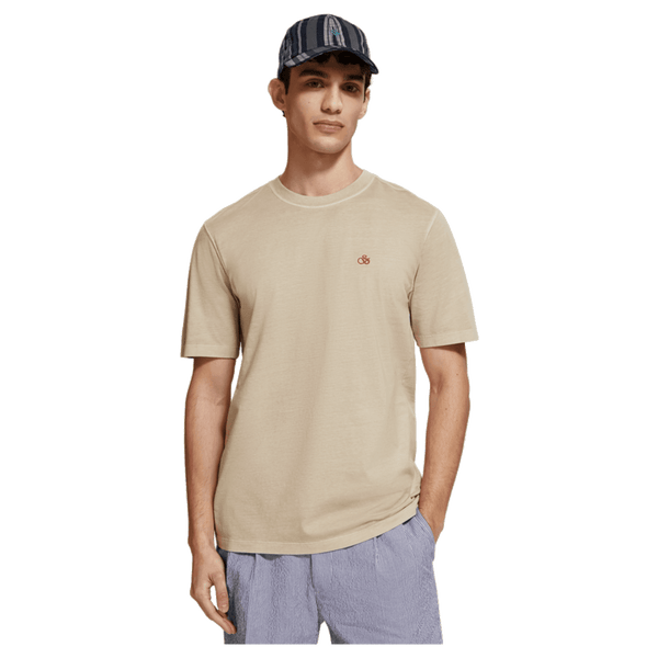 Scotch & Soda Garment Dyed Crew Neck T-Shirt