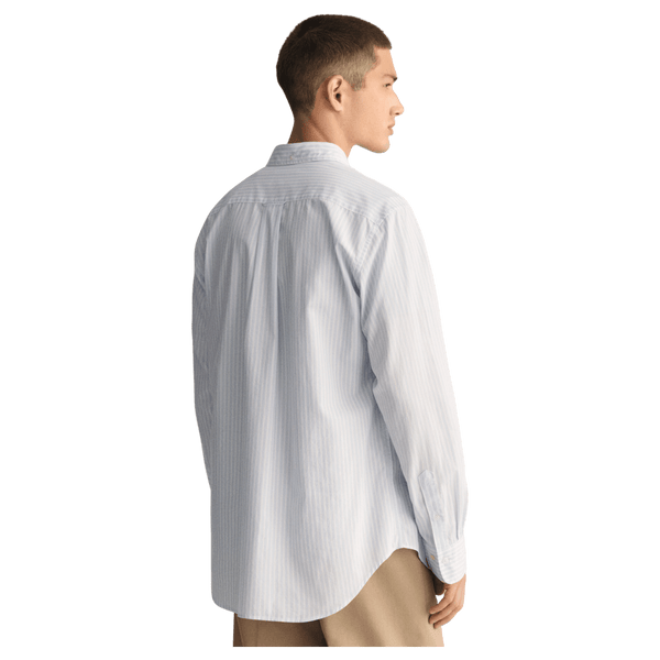 GANT Regular Fit Long Sleeve Poplin Striped Shirt for Men