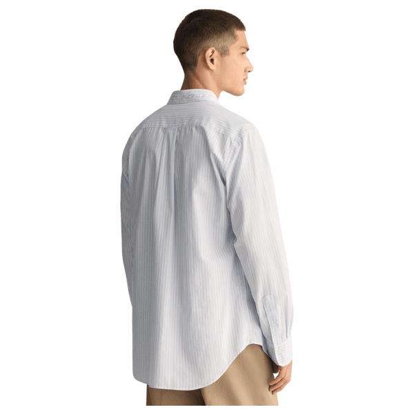 GANT Regular Fit Long Sleeve Poplin Striped Shirt