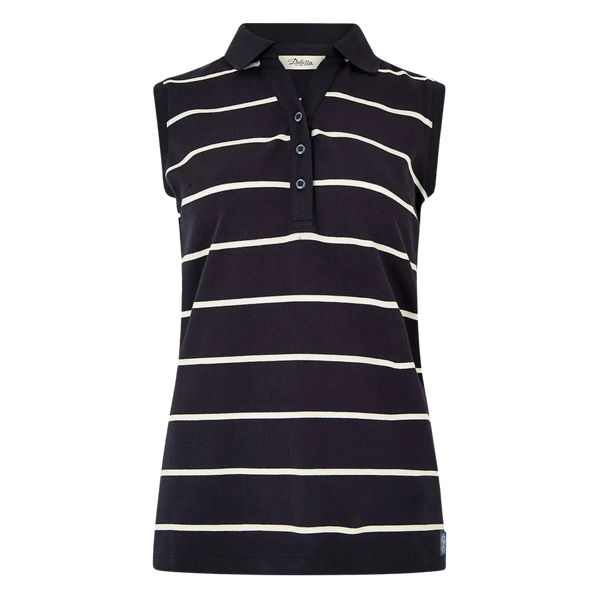 Dubarry Gracehill Striped Sleeveless Polo Shirt for Women
