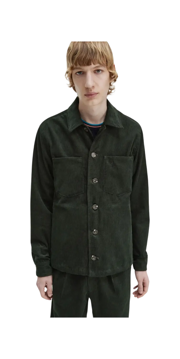 Fred Perry Waffle Corduroy Overshirt for Men