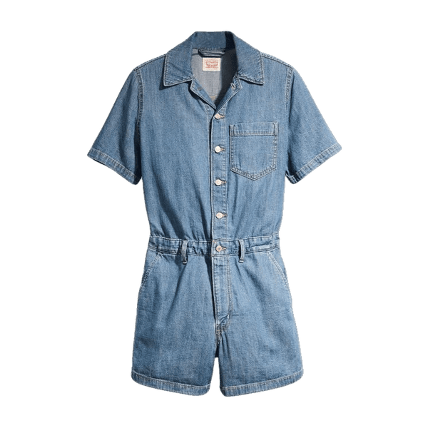 Levi's Short Sleeve Heritage Romper Jumpsuit