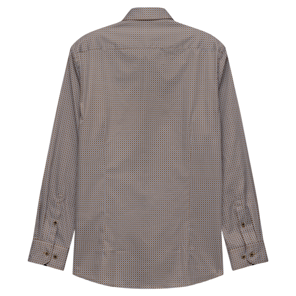 Bugatti Long Sleeve Pattern Shirt