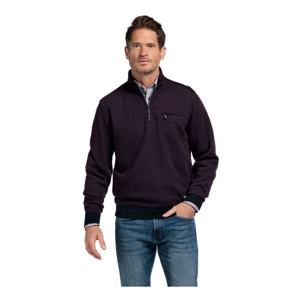 Baileys Textured Quarter Zip Sweatshirt