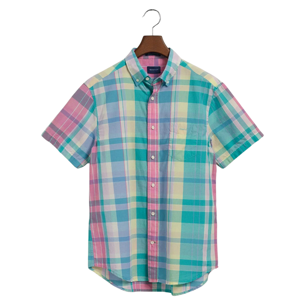 GANT Multi Check Short Sleeve Shirt for Men