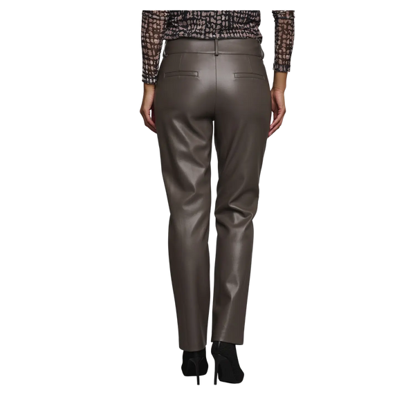 Rino & Pelle Menzi Faux Leather Chino Trousers