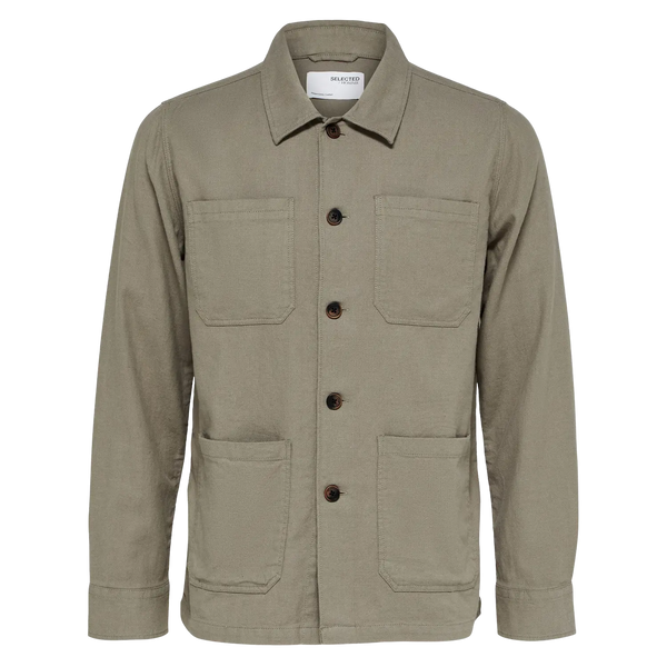 Selected Brody Linen Overshirt for Men