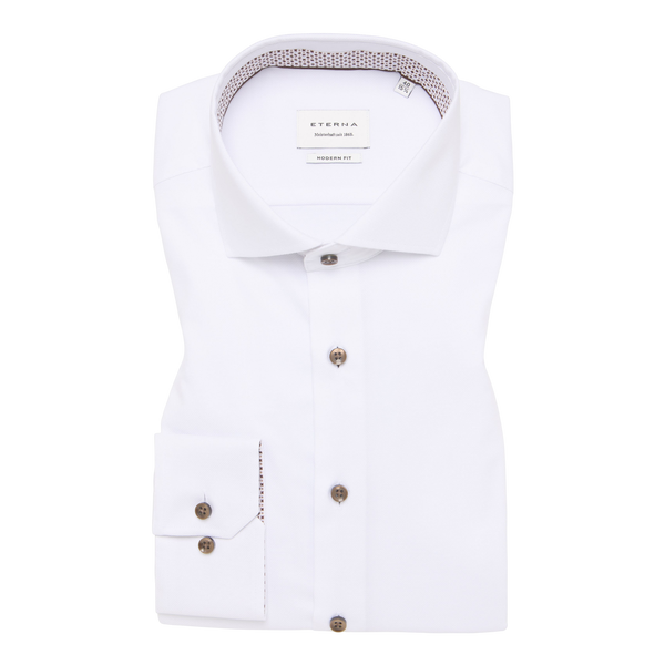 Eterna Modern Fit Textured Shirt