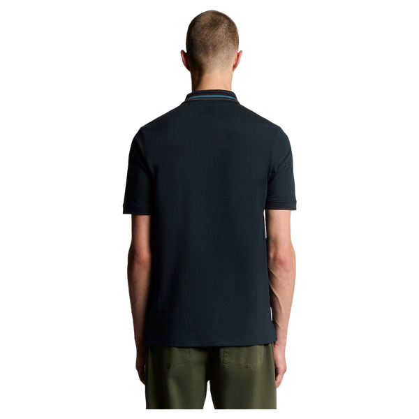 Lyle & Scott Striped Tipped Polo Shirt