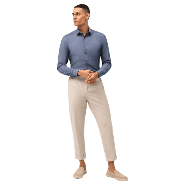 Olymp Body Fit Structured Long Sleeve Formal Shirt