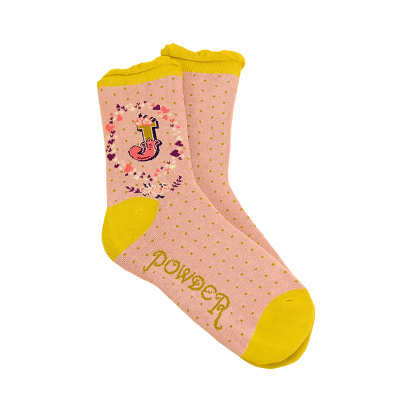 Powder A-Z Ankle Socks for Women