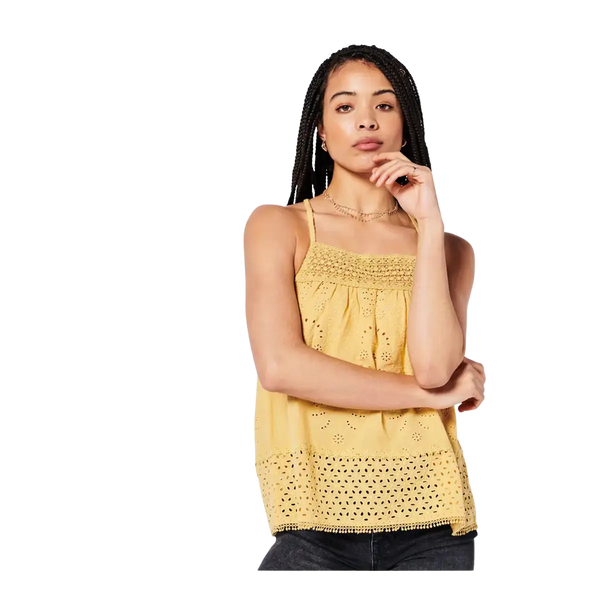 Superdry Vintage Woven Lace Cami Top for Women