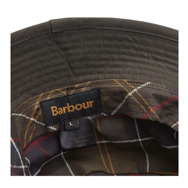 Barbour Wax Sports Hat for Men in Olive