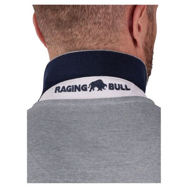 Raging Bull Engineered Stripe Polo Shirt for Men