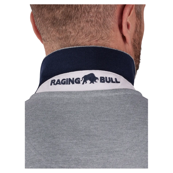 Raging Bull Engineered Stripe Polo Shirt