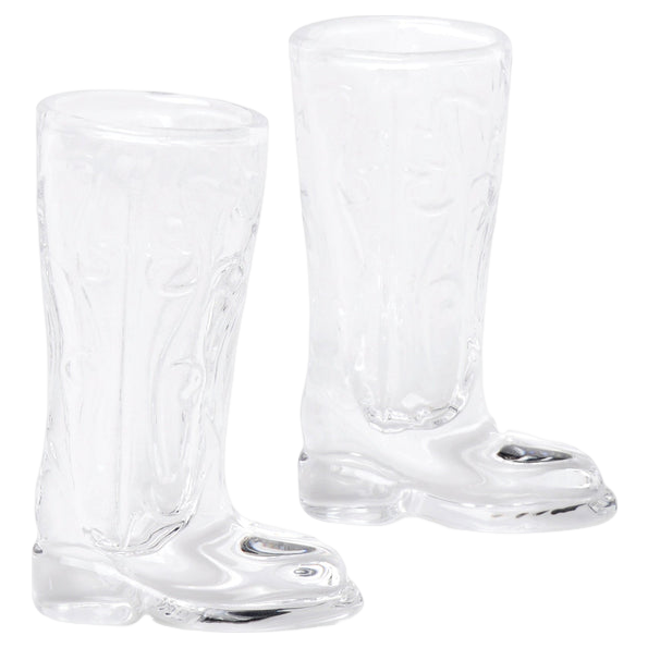 Gentlemen's Hardware Cowboy Boot Shot Glasses (set Of 2)