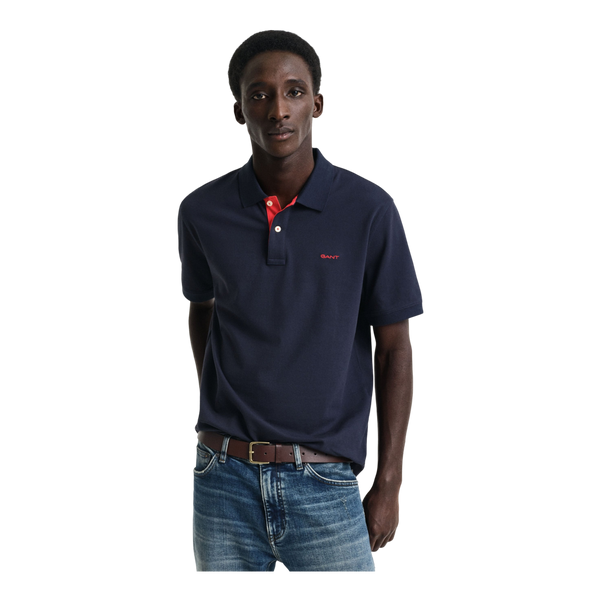 GANT Contrast Piqué Short Sleeve Polo Shirt