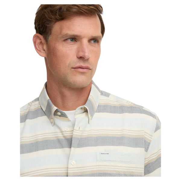 Barbour Chathill Striped Regular Short Sleeve Shirt