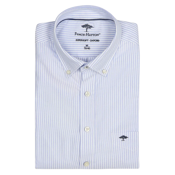 Fynch-Hatton Long Sleeve Oxford Shirt for Men