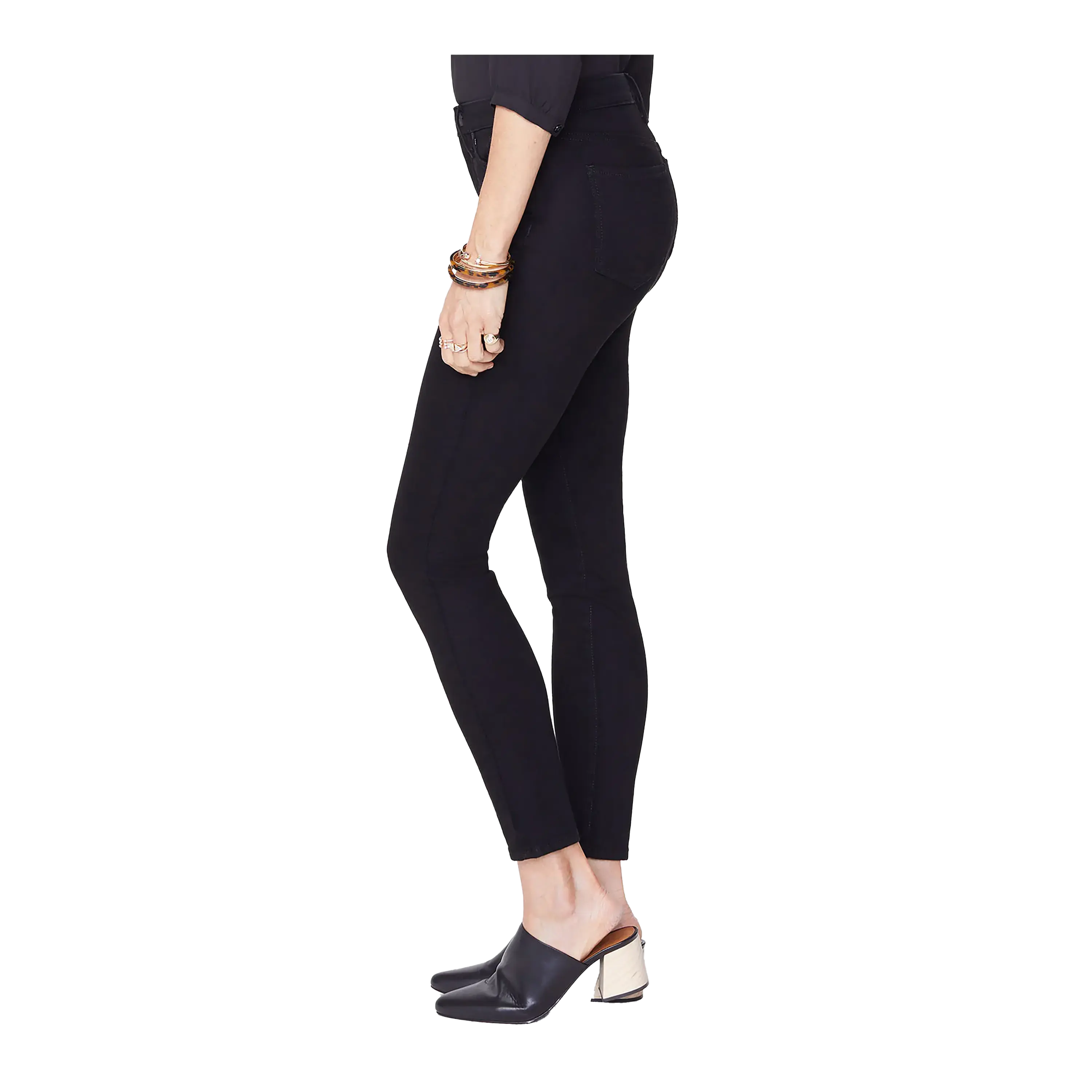 Nydj Ami Skinny Legging Fit Premium Denim Jeans In Black Coes