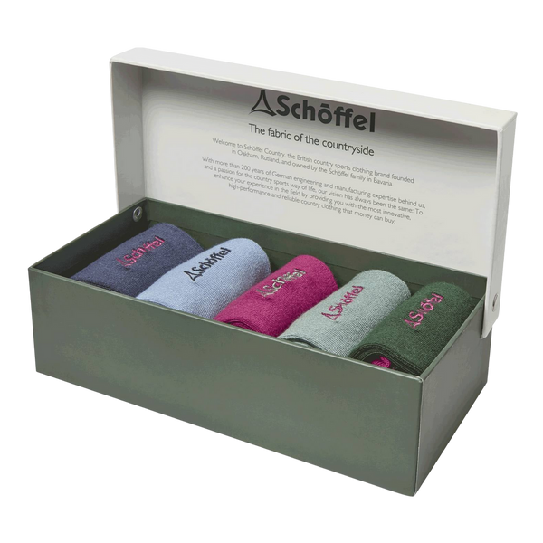 Schoffel Women's Bamboo Socks - Box Of 5
