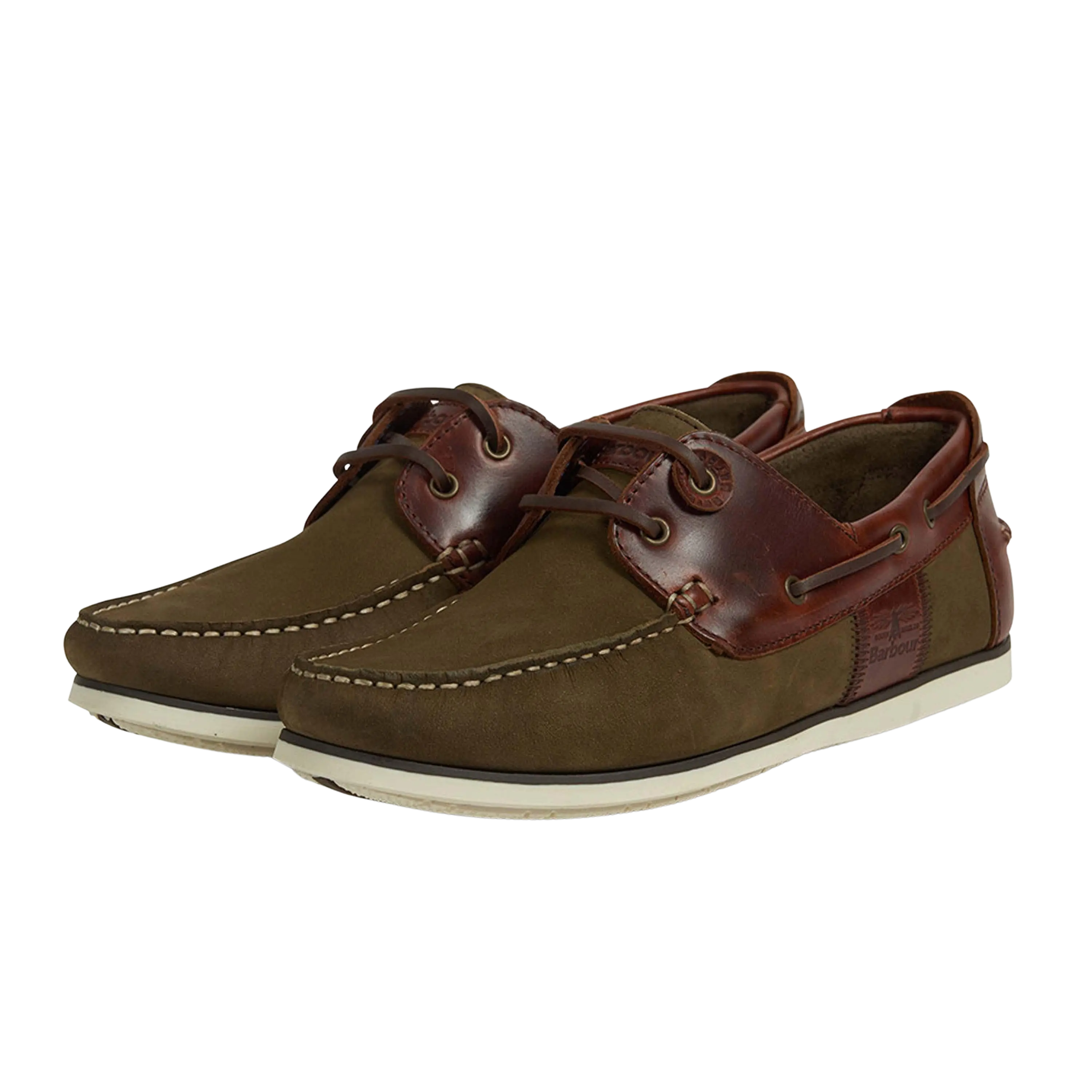 Barbour shoes top mens olive