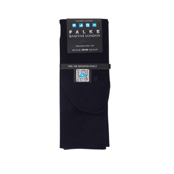 Falke London Sensitive Socks in Navy