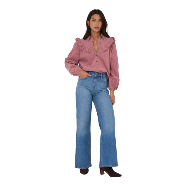 Nobody's Child Annette Blouse - Cord