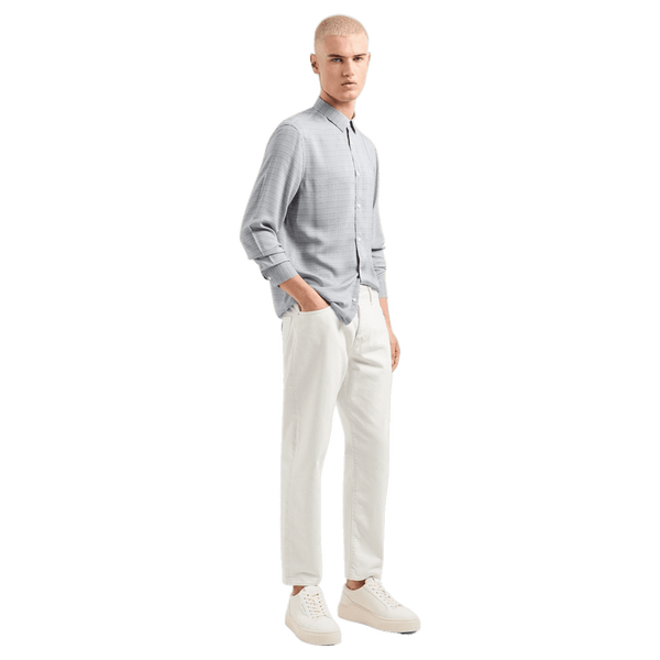 Armani Exchange Long Sleeve Pattern Shirt for Men